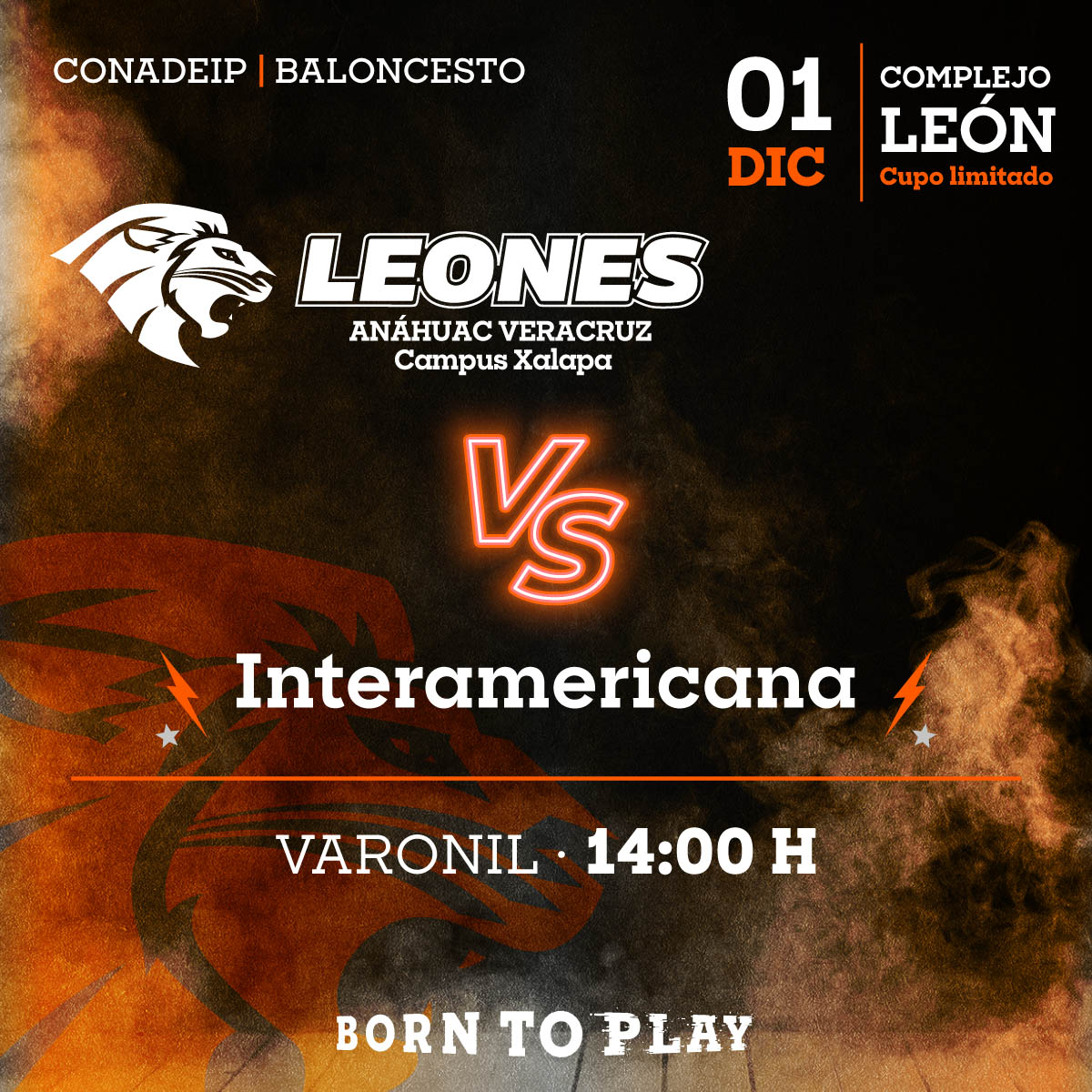 Baloncesto Varonil: Leones vs Interamericana