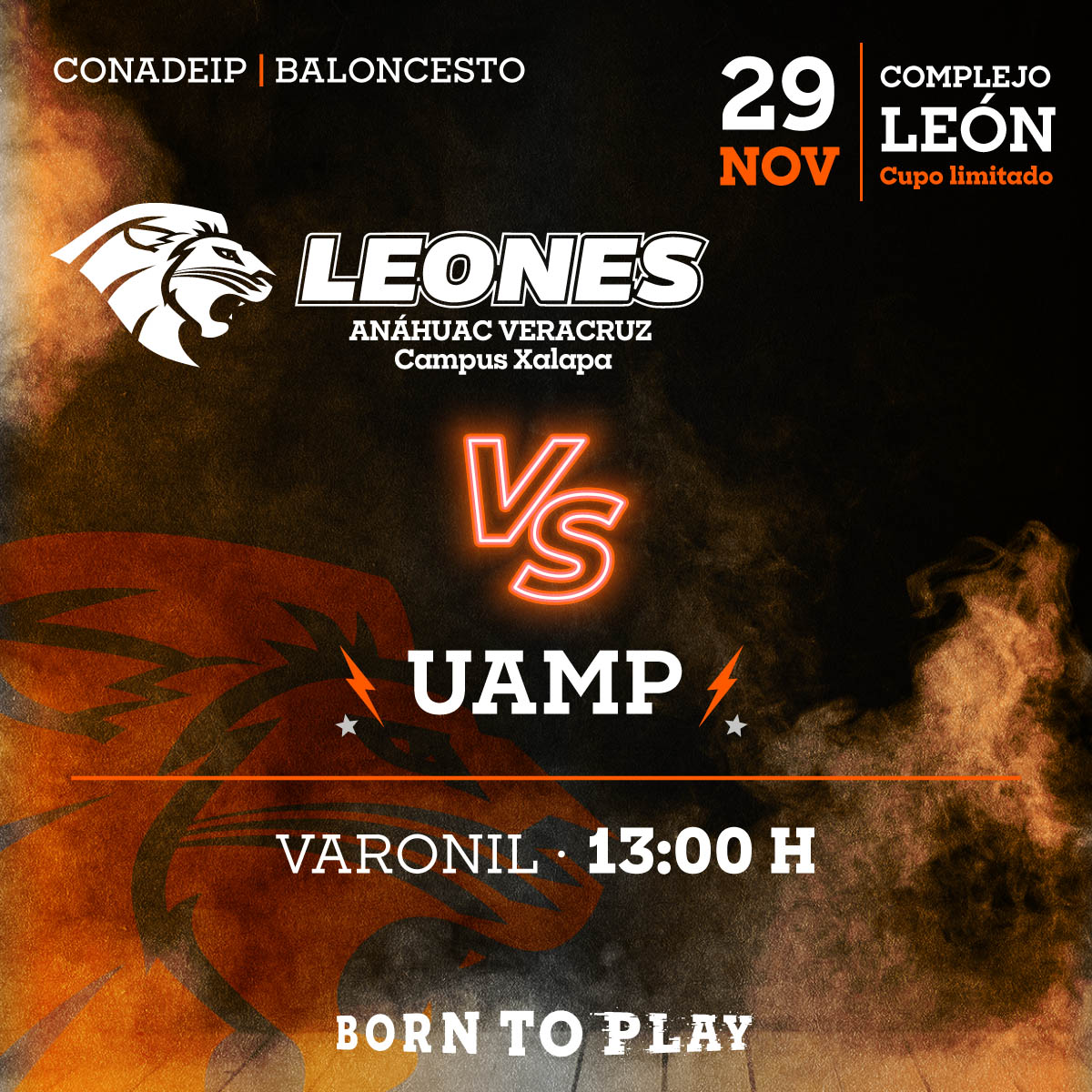 Baloncesto Varonil: Leones vs UAMP