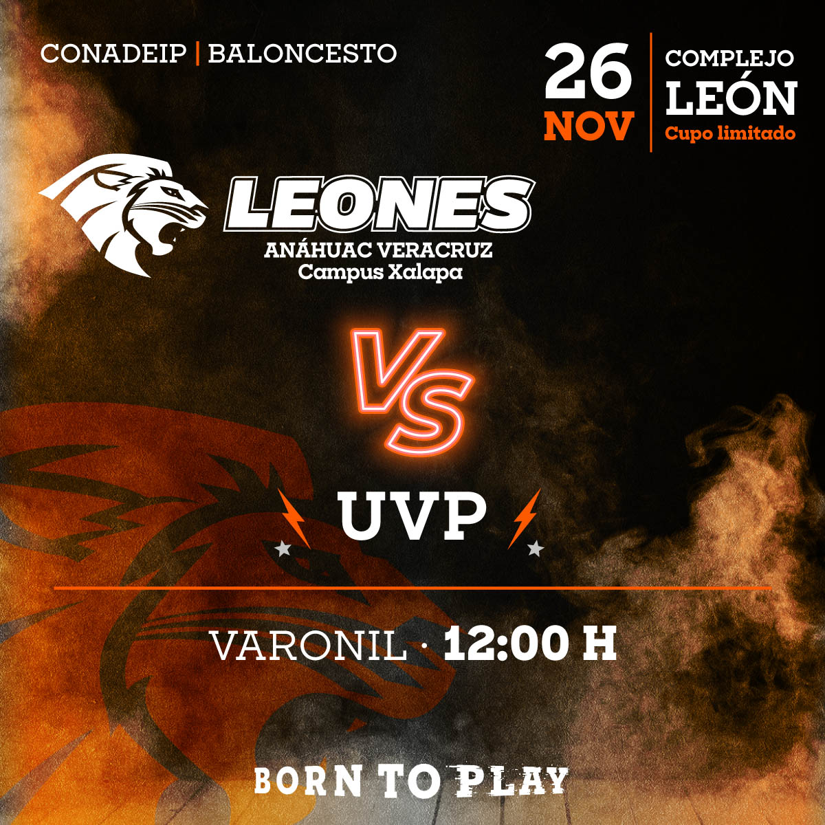 Baloncesto Varonil: Leones vs UVP