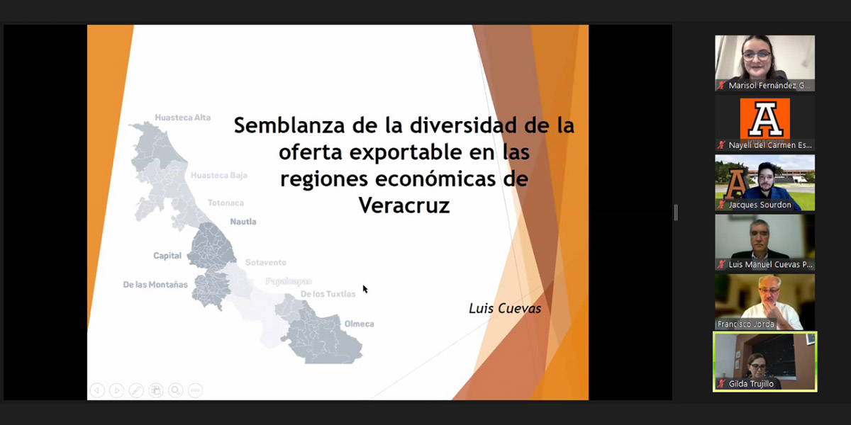 1 / 3 - Diversidad de Oferta Exportable en las Regiones Económicas del Estado de Veracruz