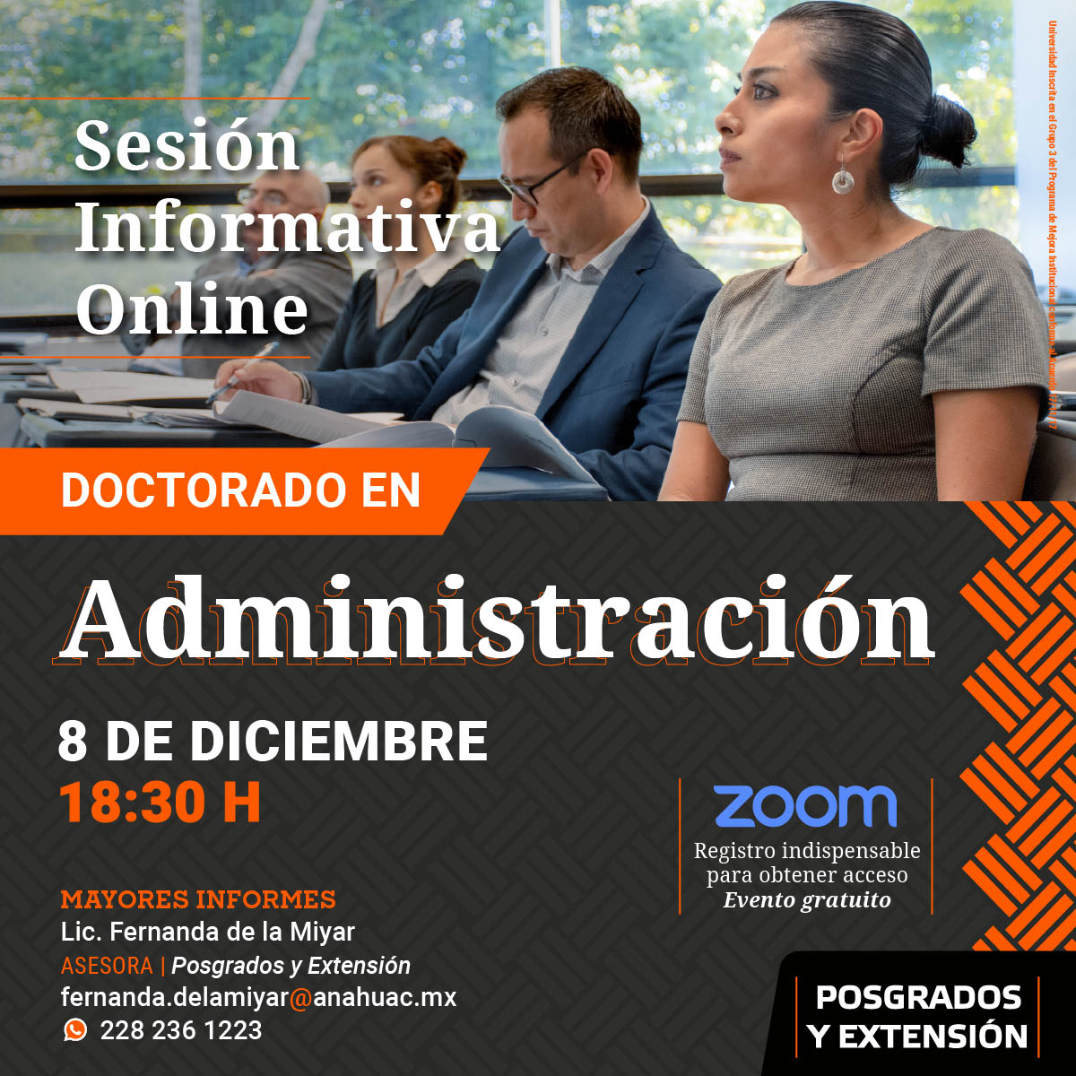 Sesión Informativa Online