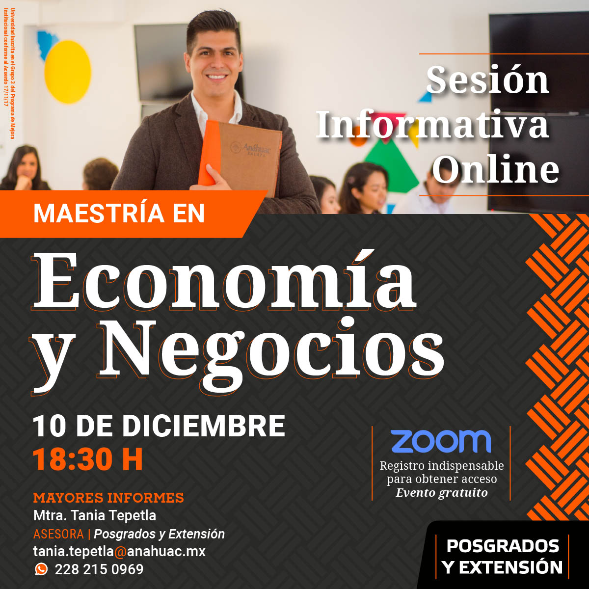 Sesión Informativa Online Sesión Informativa Online