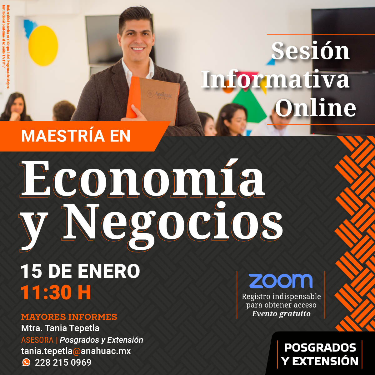 Sesión Informativa Online Sesión Informativa Online