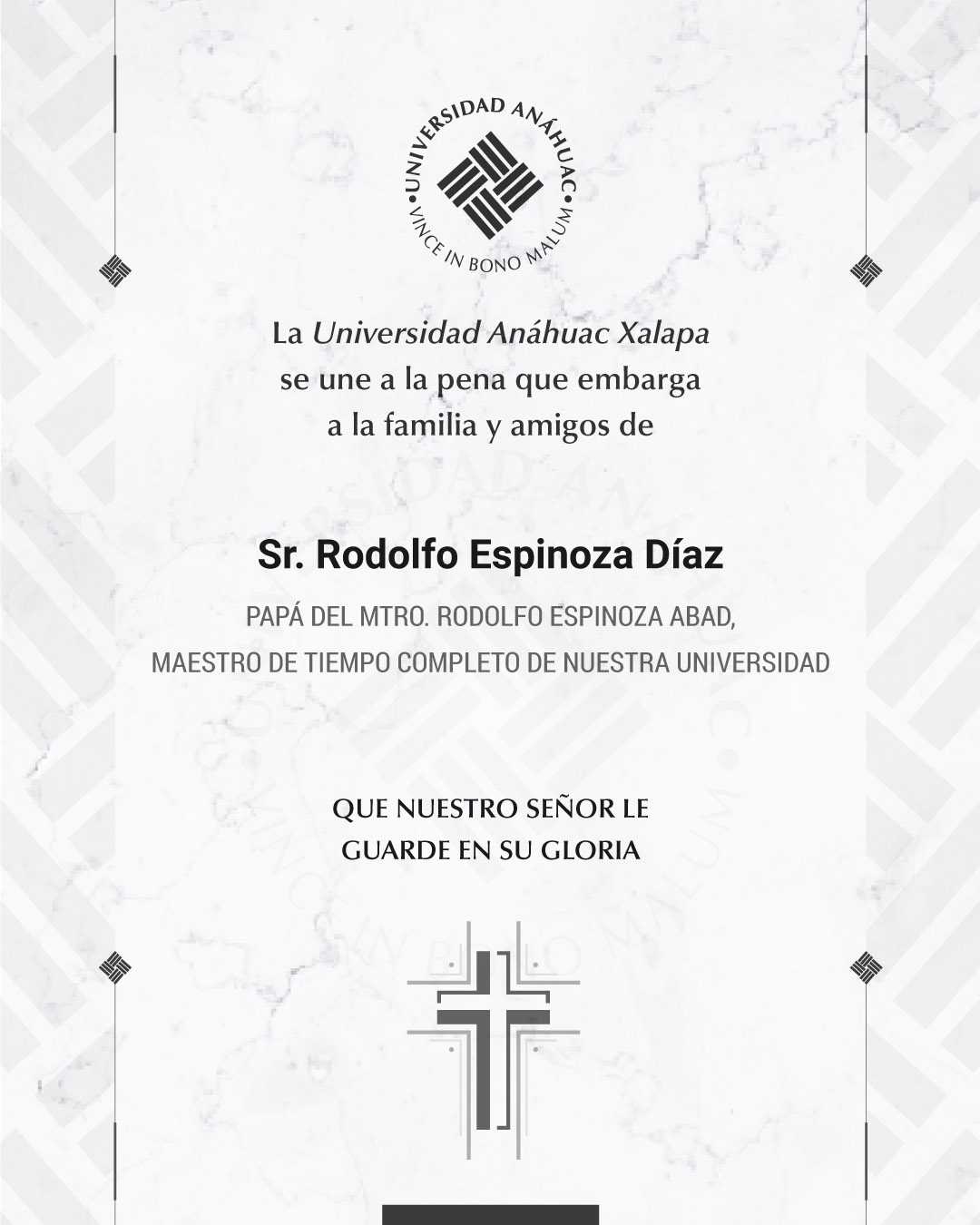 12 / 18 - Sr. Rodolfo Espinoza Díaz 12 / 18 - Sr. Rodolfo Espinoza Díaz
