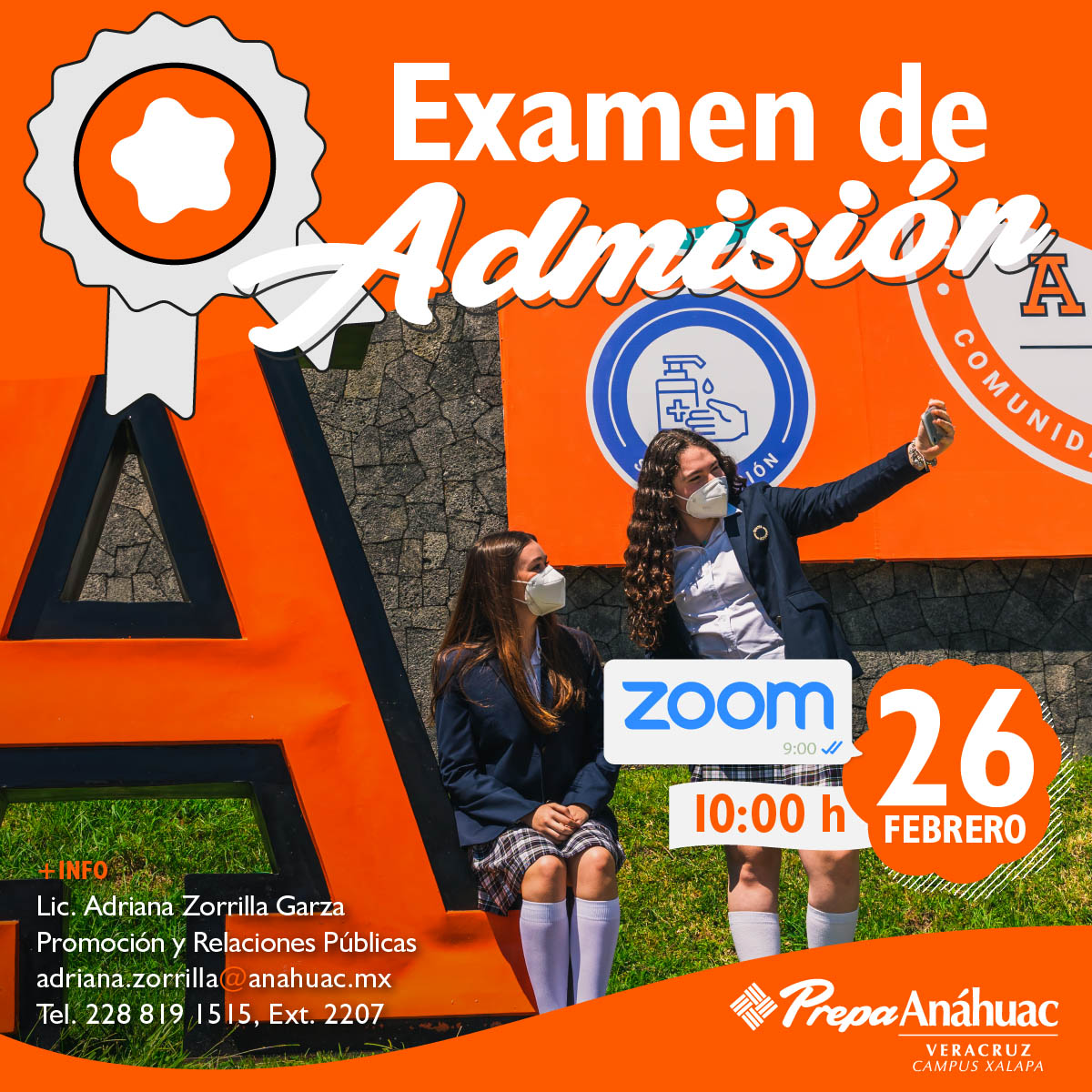 Examen de Admisión Online Campus Xalapa Universidad Anáhuac Veracruz