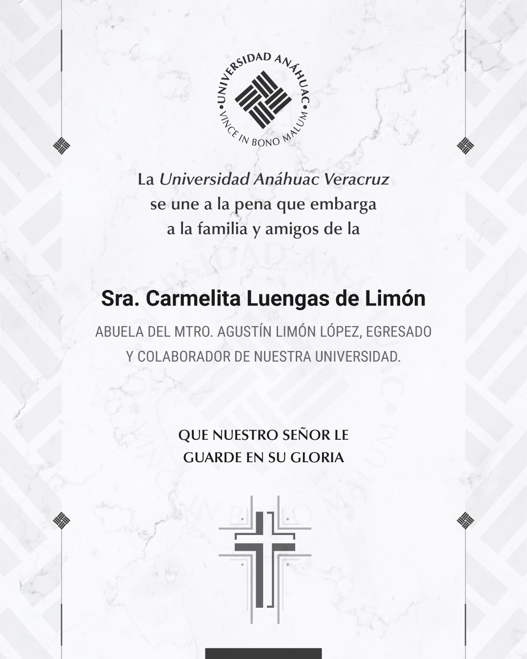 7 / 18 - Sra. Carmelita Luengas de Limón