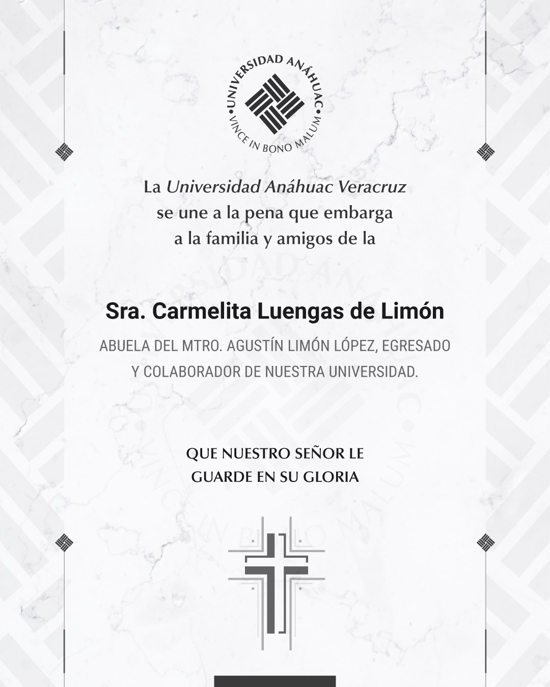 7 / 18 - Sra. Carmelita Luengas de Limón 7 / 18 - Sra. Carmelita Luengas de Limón