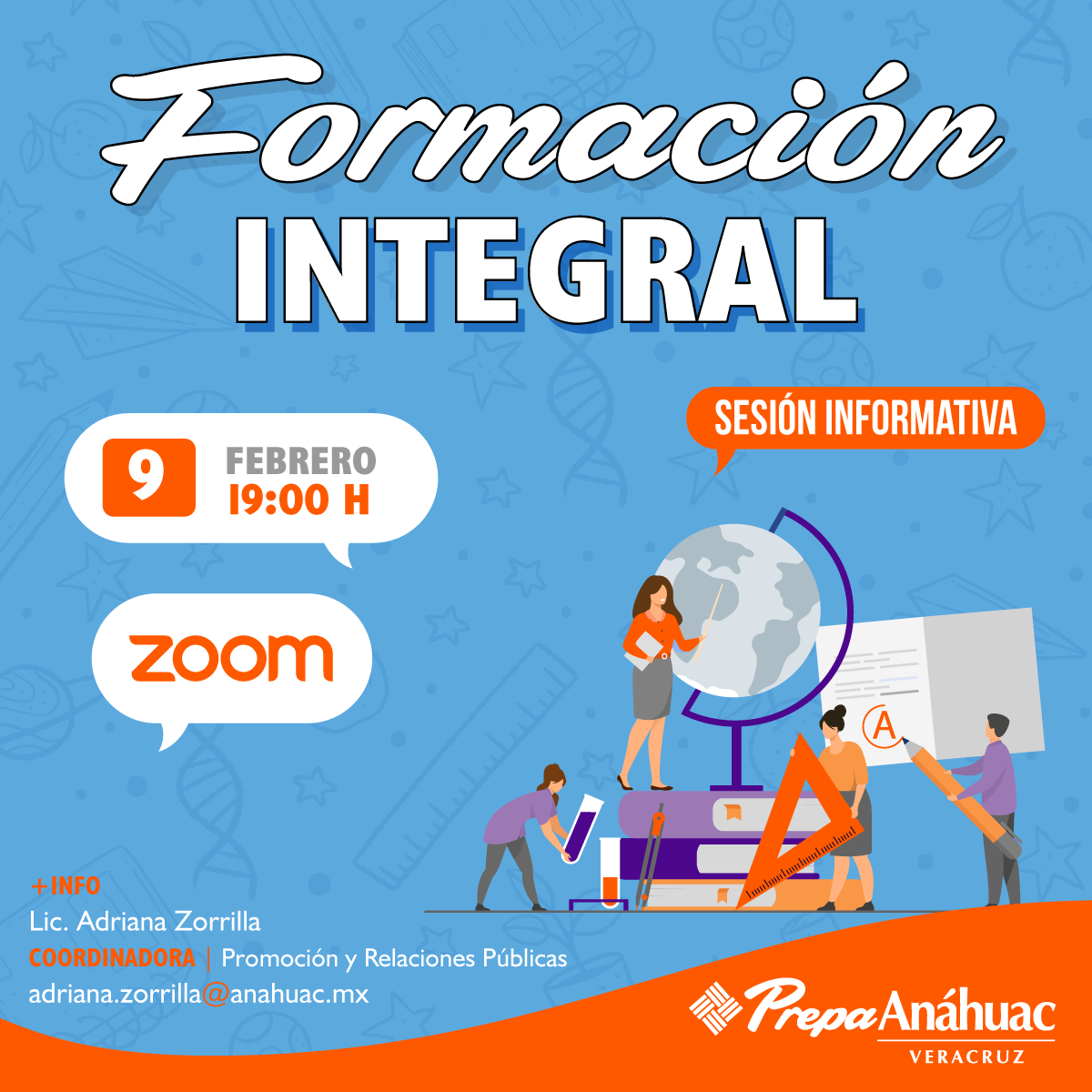 Sesión Informativa para Ingreso 2022 Formación Integral Universidad Anáhuac Veracruz