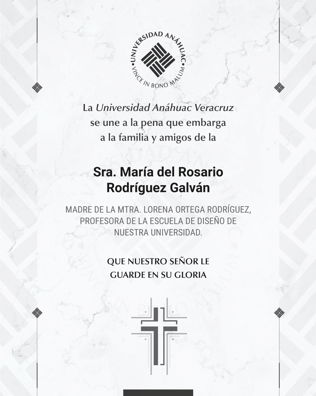 6 / 18 - Sra. María del Rosario Rodríguez Galván 6 / 18 - Sra. María del Rosario Rodríguez Galván
