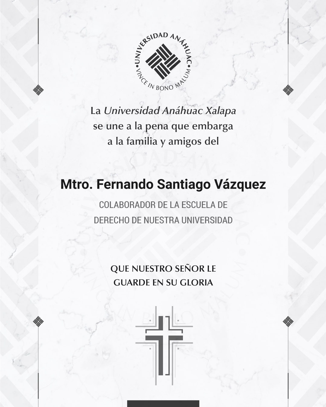 3 / 18 - Mtro. Fernando Santiago Vázquez 3 / 18 - Mtro. Fernando Santiago Vázquez