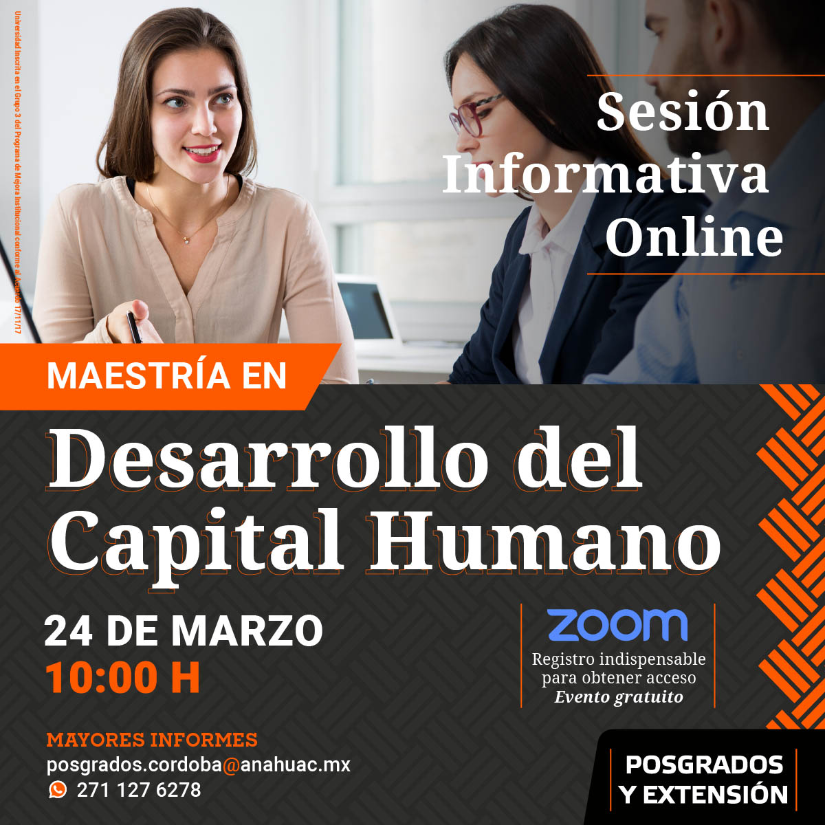 Sesión Informativa Online Sesión Informativa Online