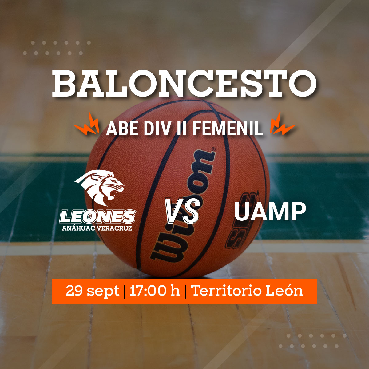 Baloncesto Femenil ABE: Leonas vs UAMP