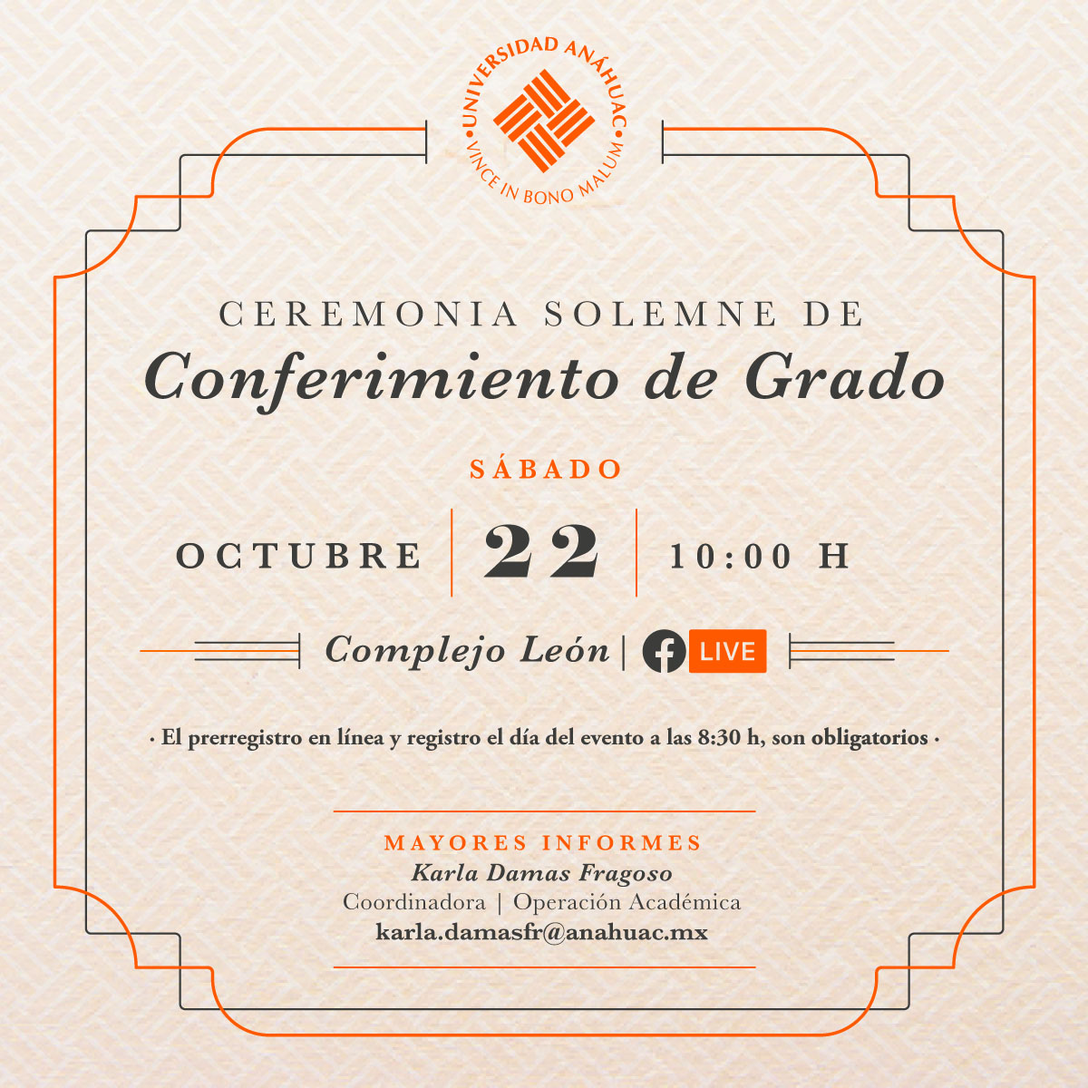 Conferimiento de Grado