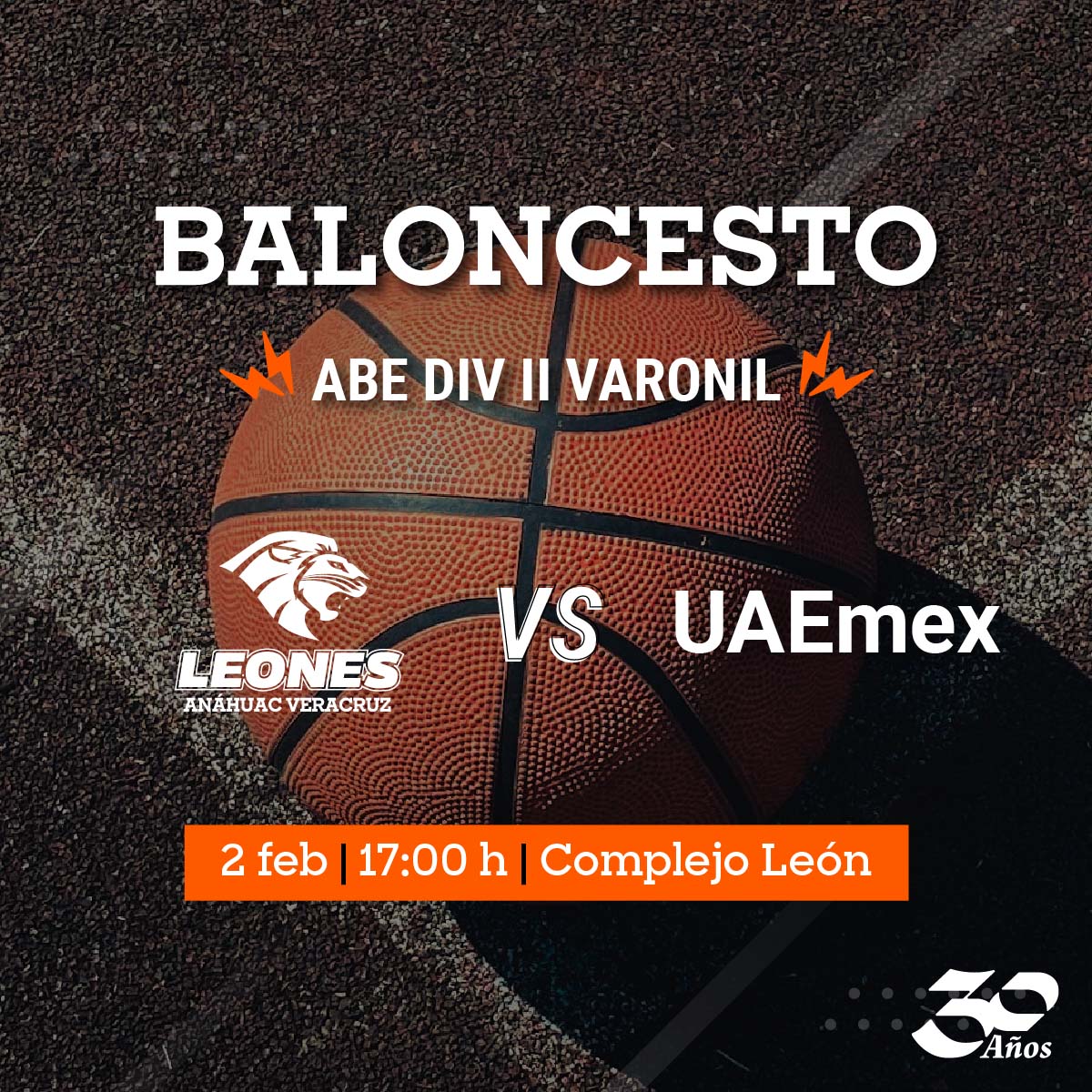 Baloncesto Varonil ABE: Leones vs UAEmex