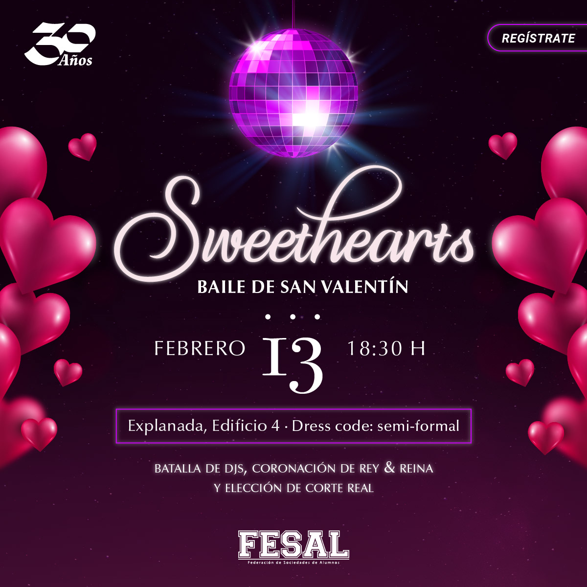 Sweethearts: Baile de San Valentín