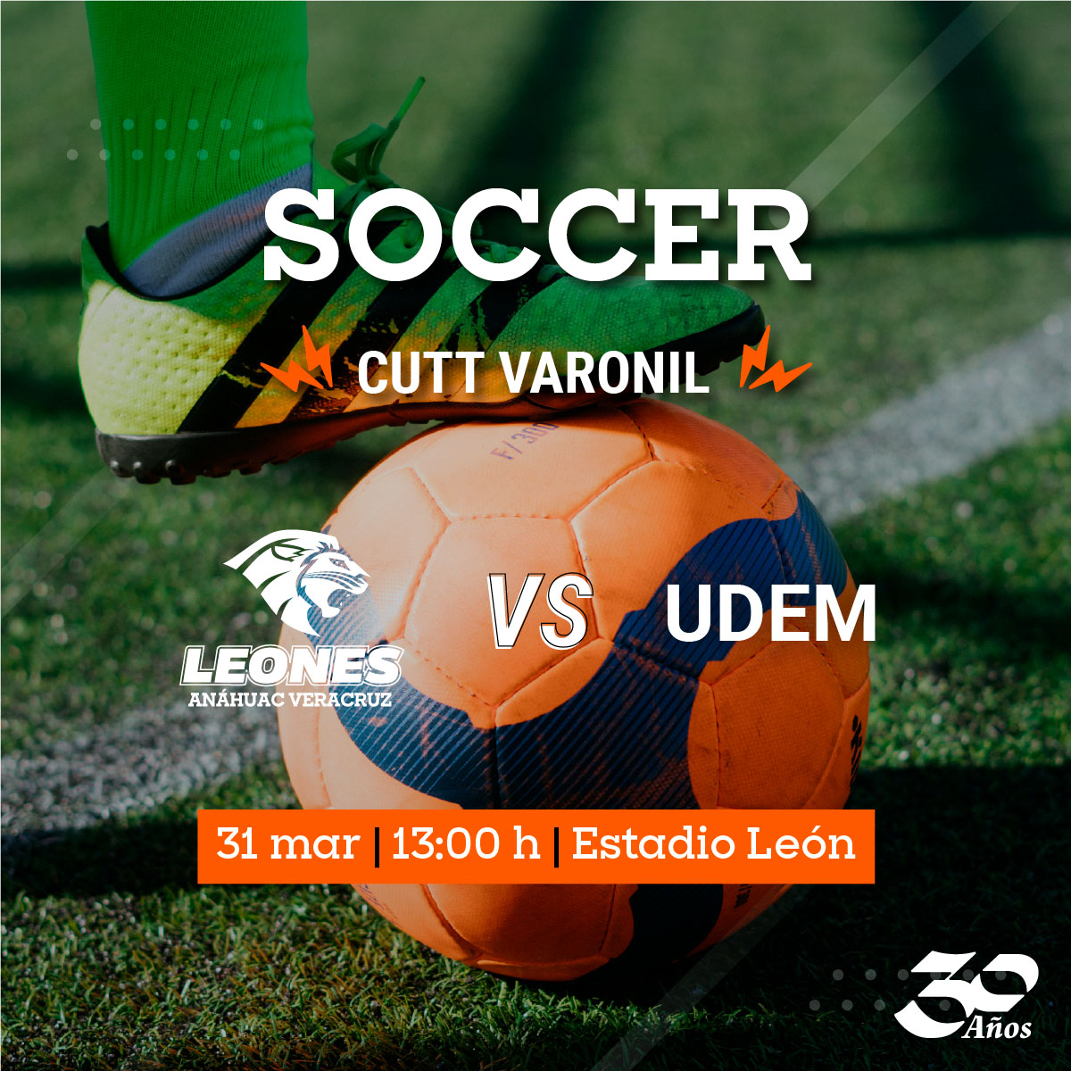 CUTT Fútbol Soccer Varonil: Leones vs UDEM