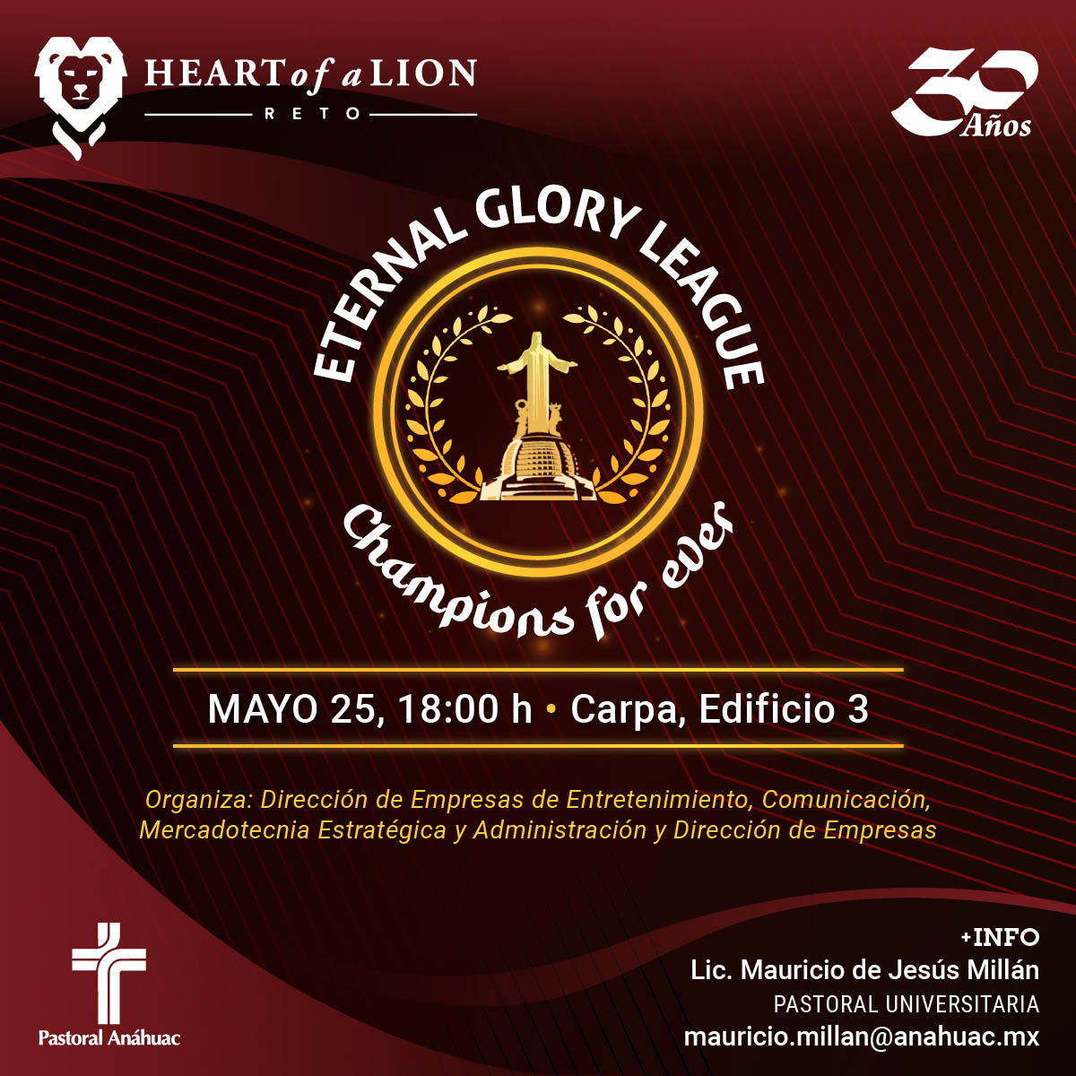 Reto Heart of a Lion: Eternal Glory League