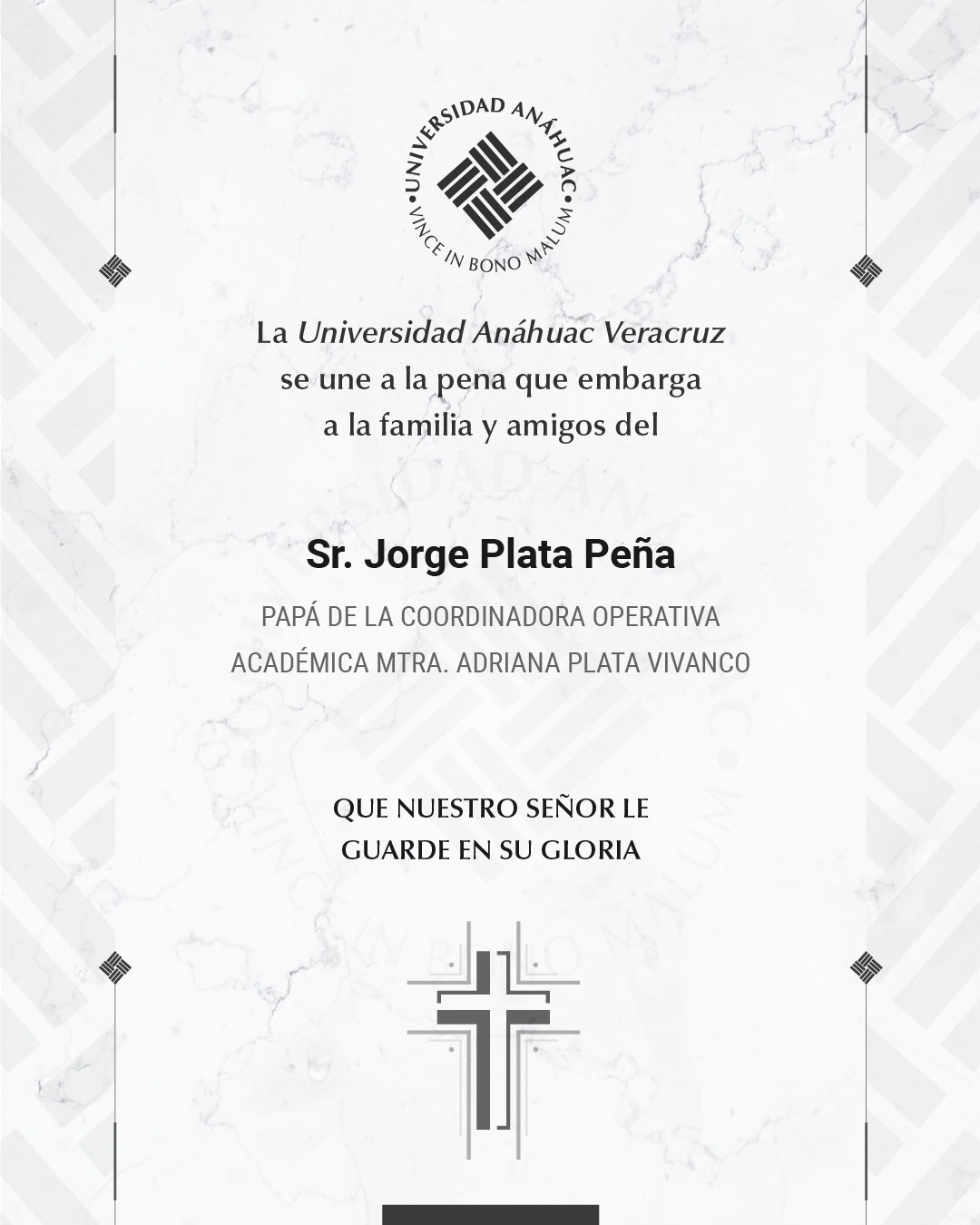 7 / 10 - Sr. Jorge Plata Peña