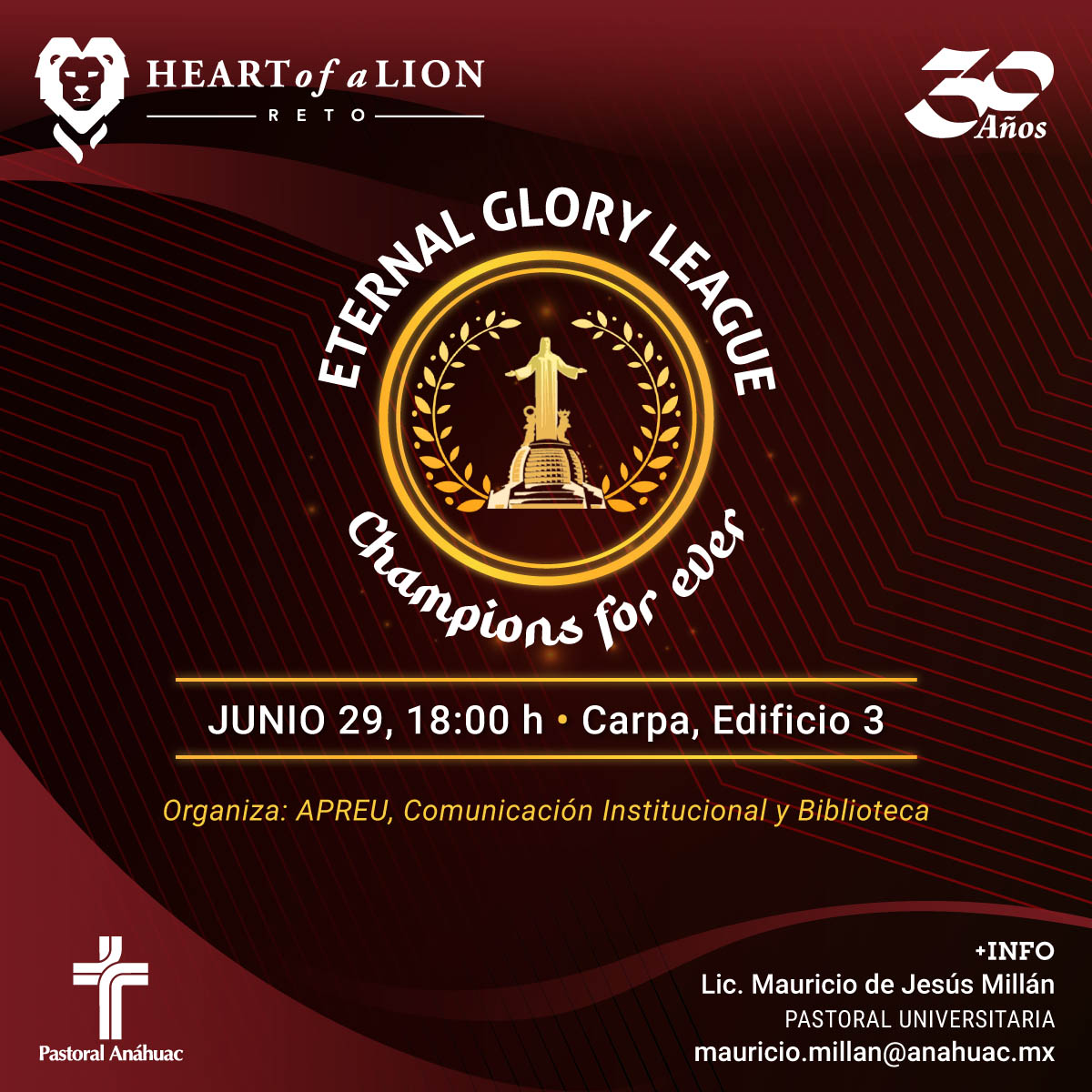 Reto Heart of a Lion: Eternal Glory League