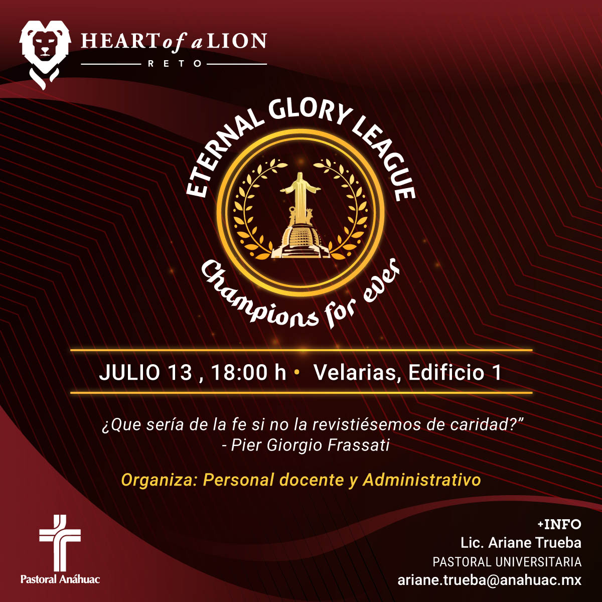 Reto Heart of a Lion: Eternal Glory League