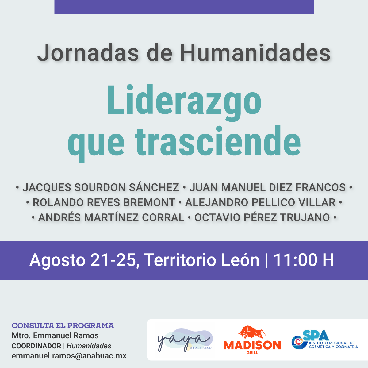 Jornadas de Humanidades: Liderazgo que Trasciende