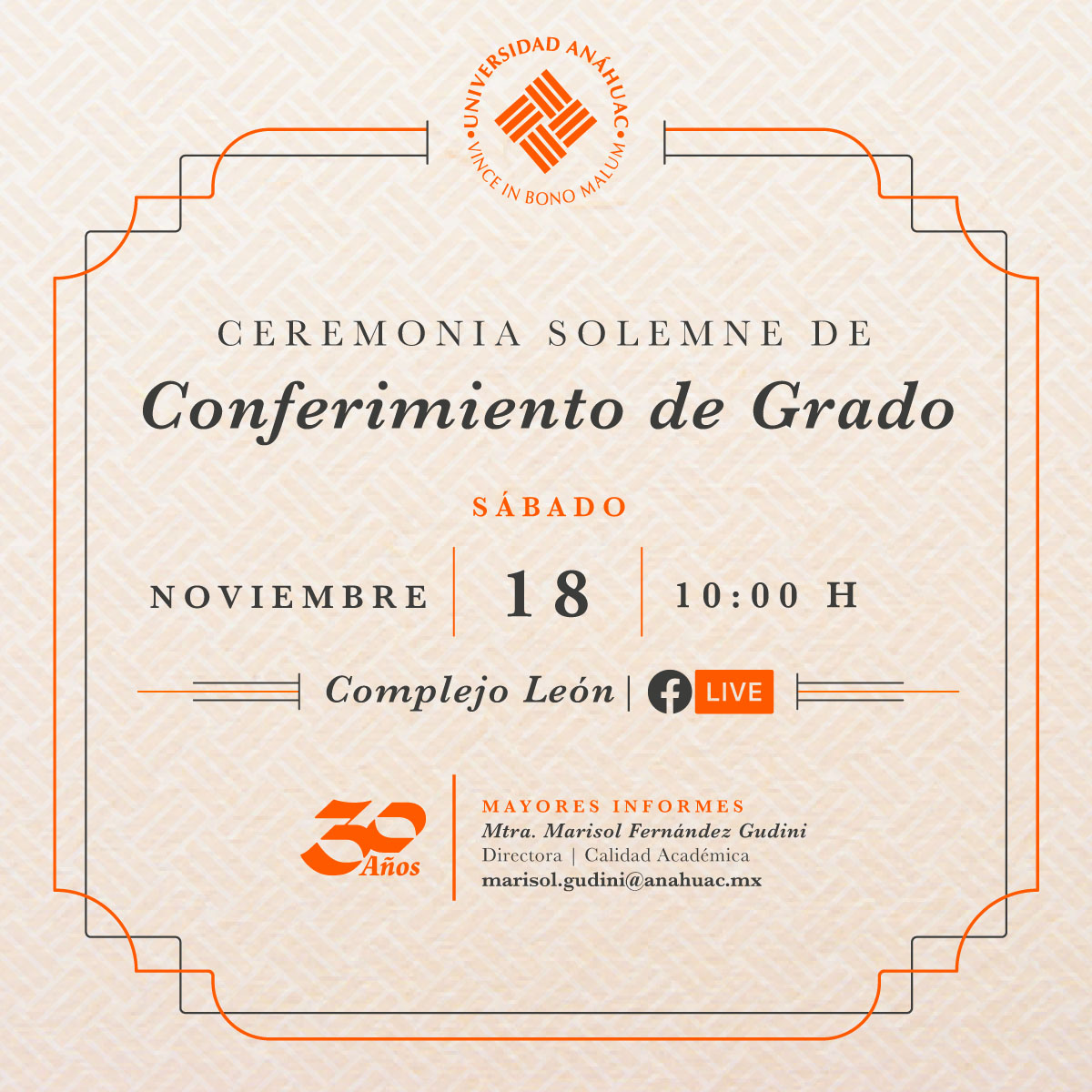 Conferimiento de Grado