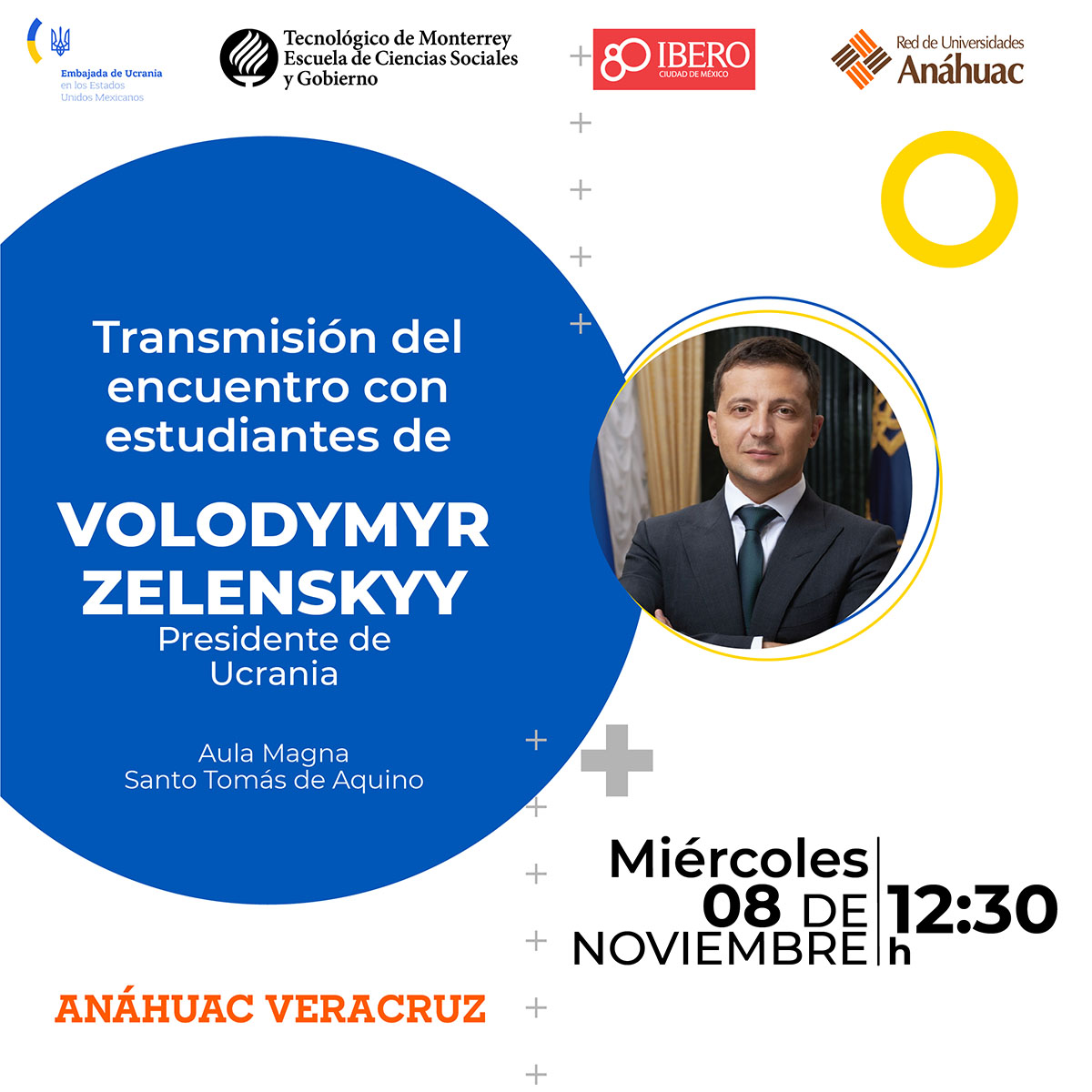 Transmisión del Encuentro de Estudiantes con Volodymyr Zelenskyy