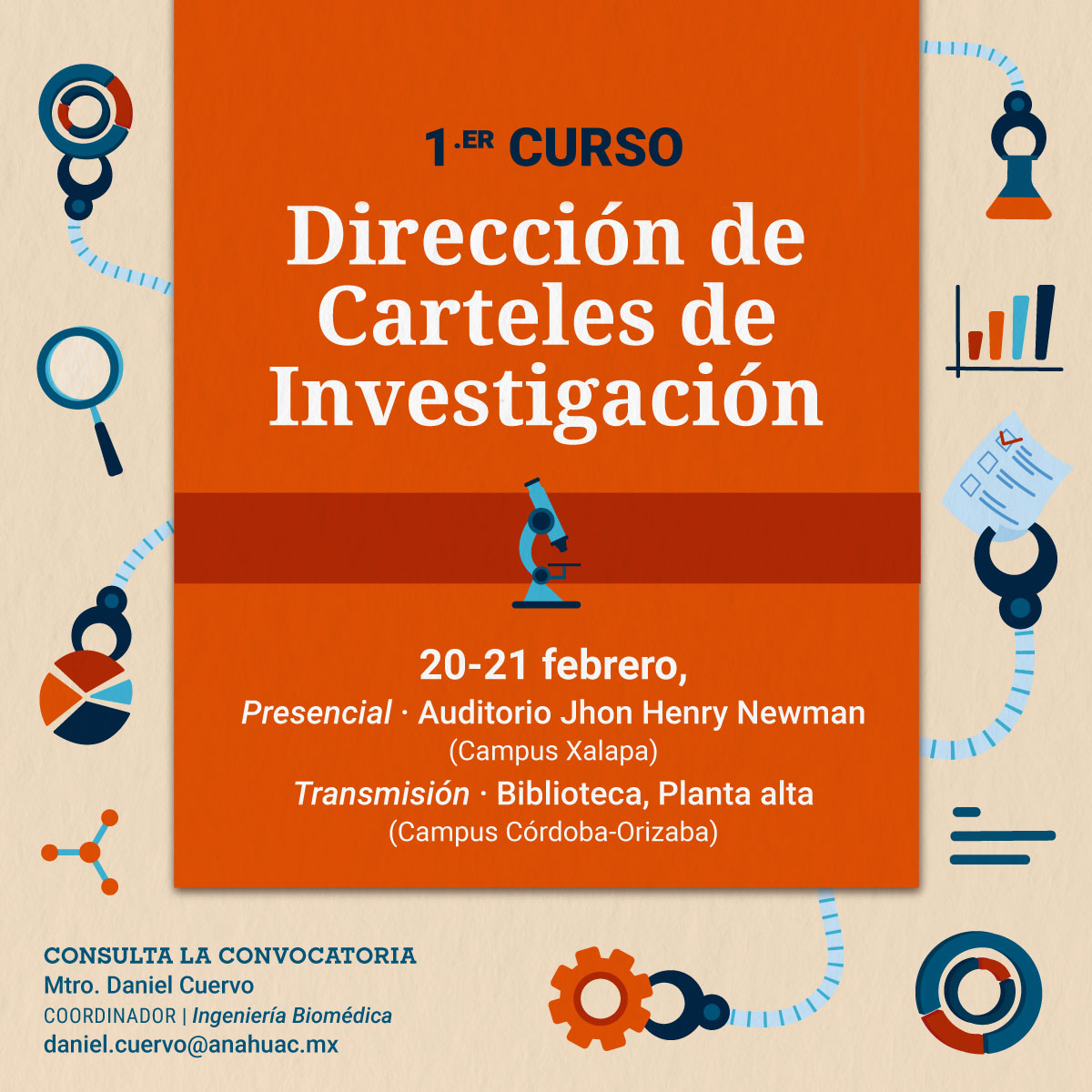 1.er Curso de Dirección de Carteles de Investigación