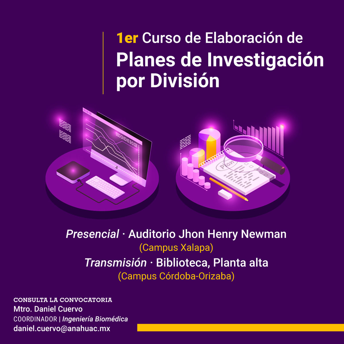 1er Curso de Elaboración de Planes de Investigación por División