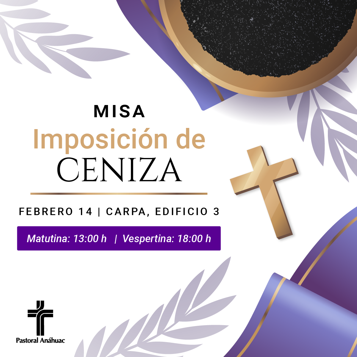 Misa de Imposición de Ceniza