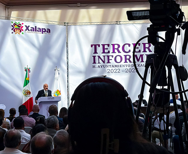 Transmisión en Vivo del Tercer Informe de Gobierno Municipal de Xalapa