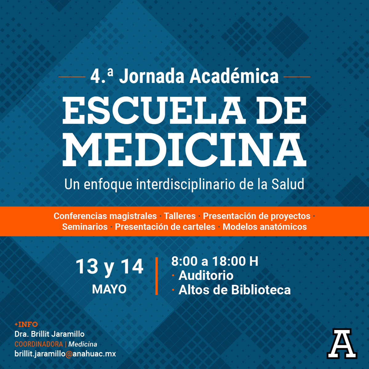 4.ª Jornada Académica de la Escuela de Medicina 4.ª Jornada Académica de la Escuela de Medicina