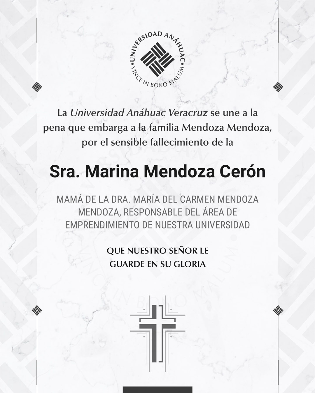 1 / 19 - Sra. Marina Mendoza Cerón 1 / 19 - Sra. Marina Mendoza Cerón