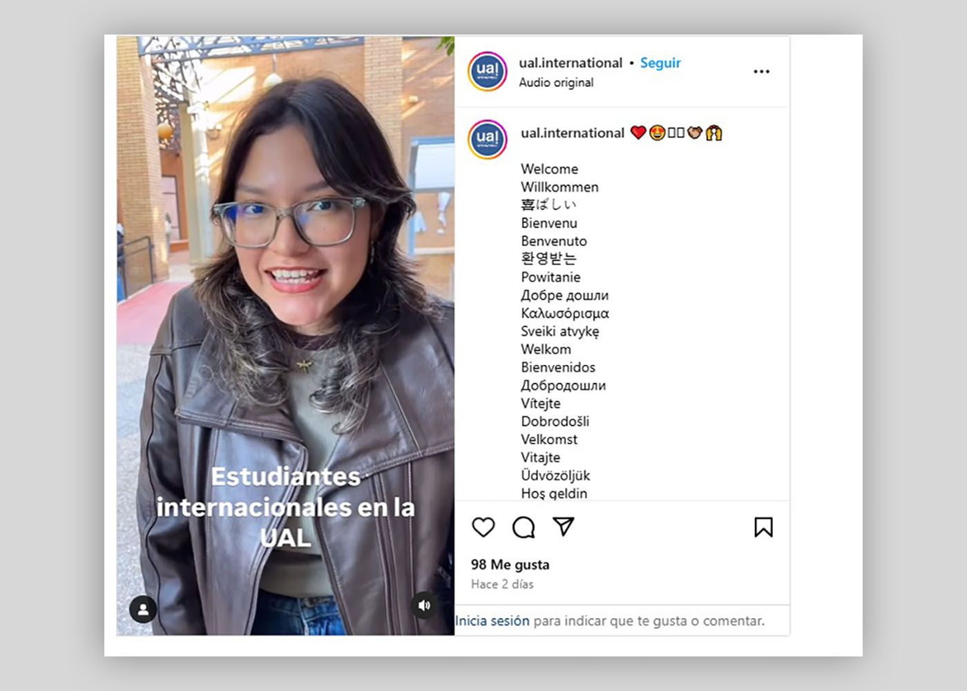 23 / 45 - Bienvenidos de Regreso: Alumnos de Intercambio 202510