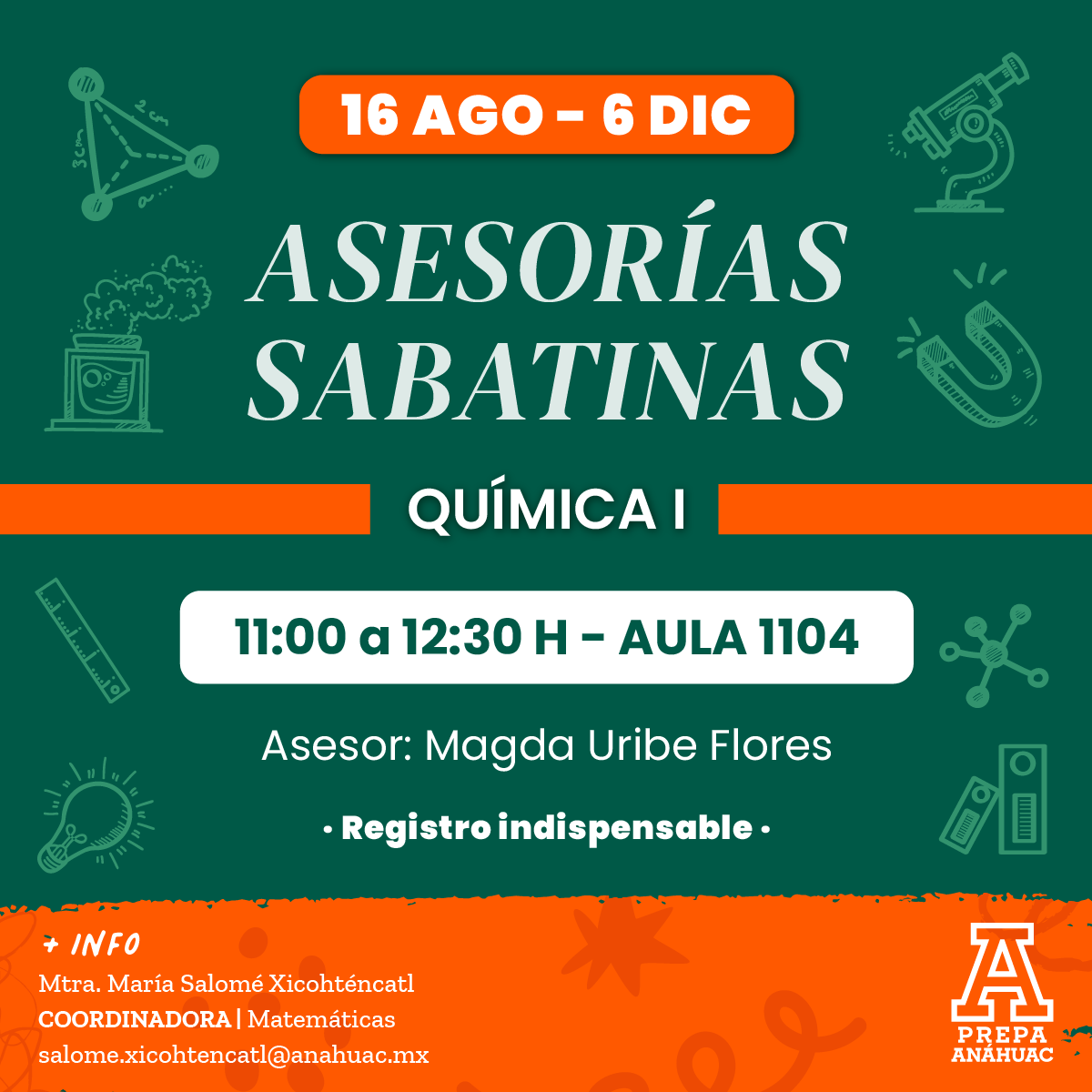 4 / 6 - Asesorías para Matemáticas y Ciencias Ago-Dic de 2025