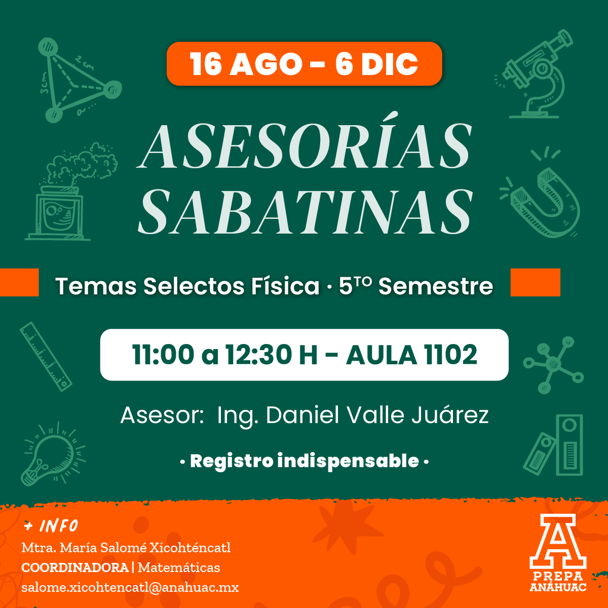 6 / 6 - Asesorías para Matemáticas y Ciencias Ago-Dic de 2025