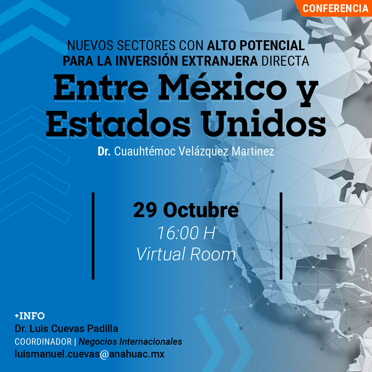 Conferencia: Nuevos Sectores con Alto Potencial para la Inversión Extranjera Directa