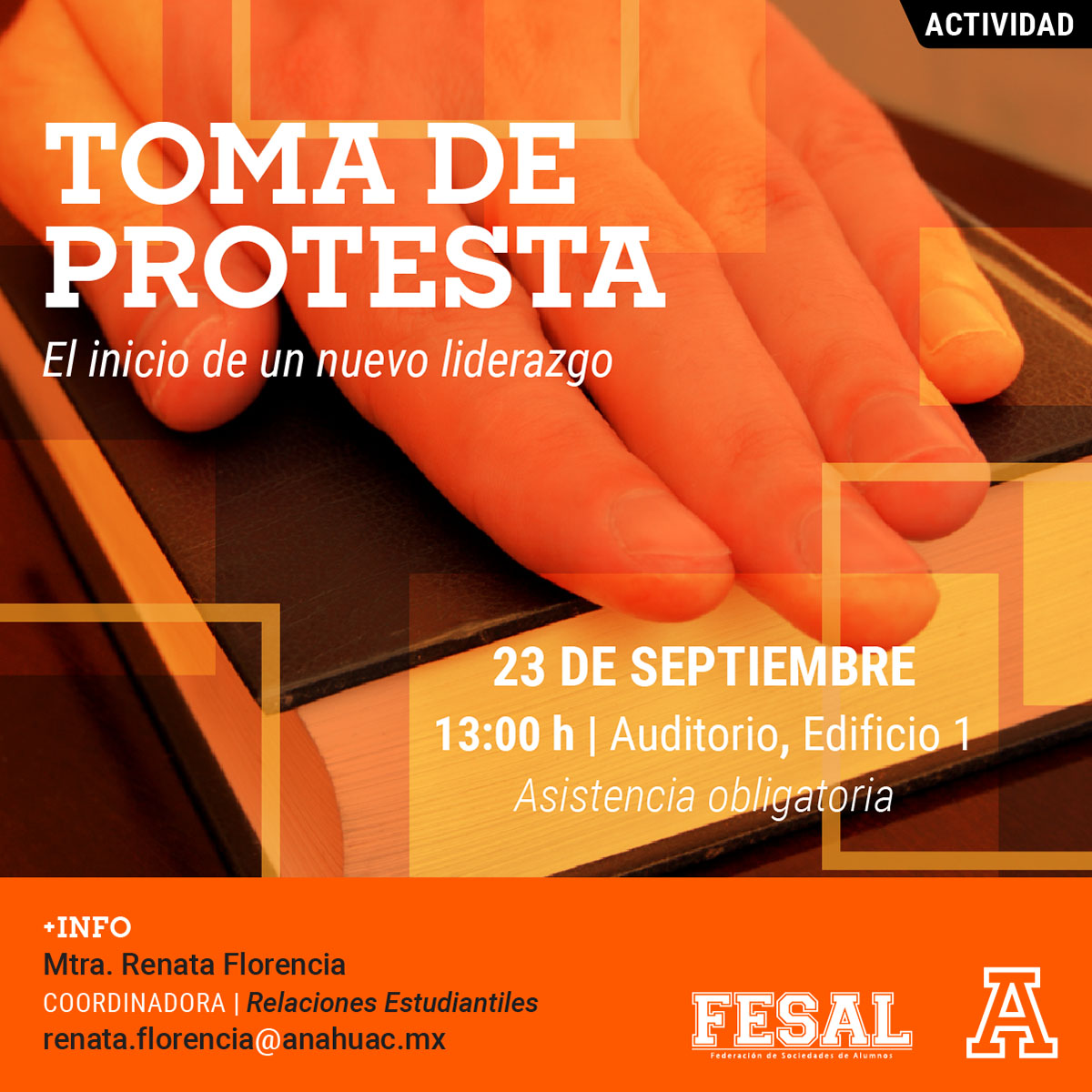 Toma de Protesta: El Inicio de un Nuevo Liderazgo Toma de Protesta: El Inicio de un Nuevo Liderazgo