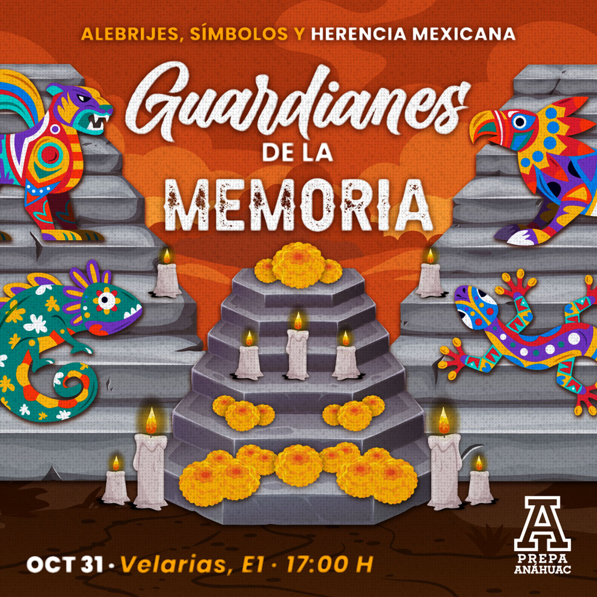 Guardianes de la Memoria: Alebrijes, Símbolos y Herencia Mexicana