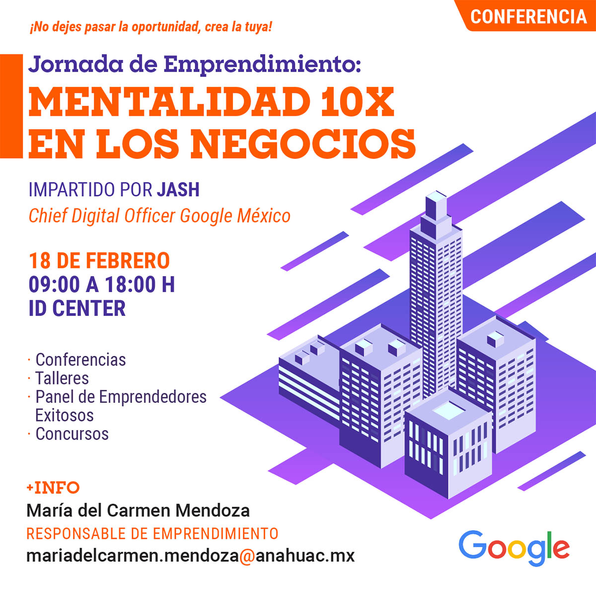 Jornada de Emprendimiento: Mentalidad 10x en los Negocios