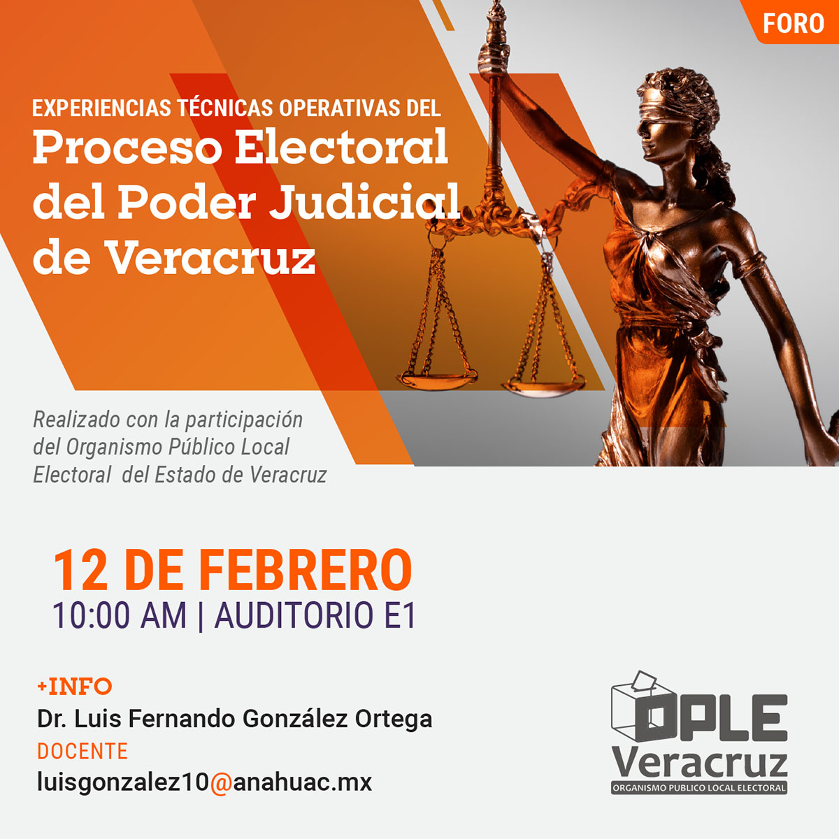 Experiencias Técnicas Operativas del Proceso Electoral del Poder Judicial de Veracruz