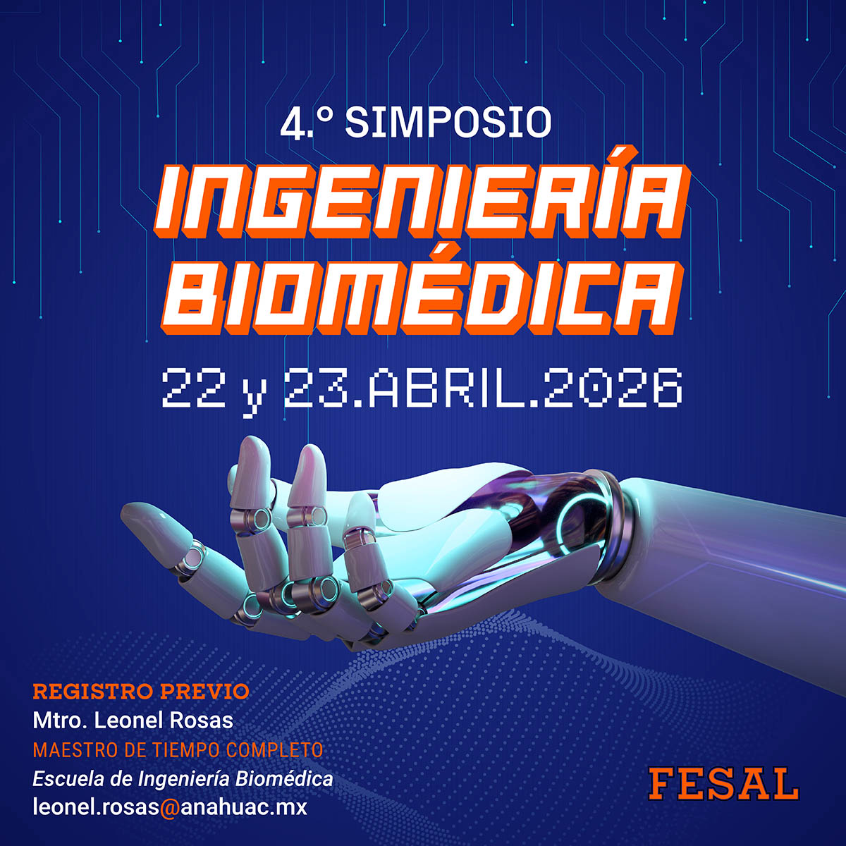 4.o Simposio de Ingeniería Biomédica