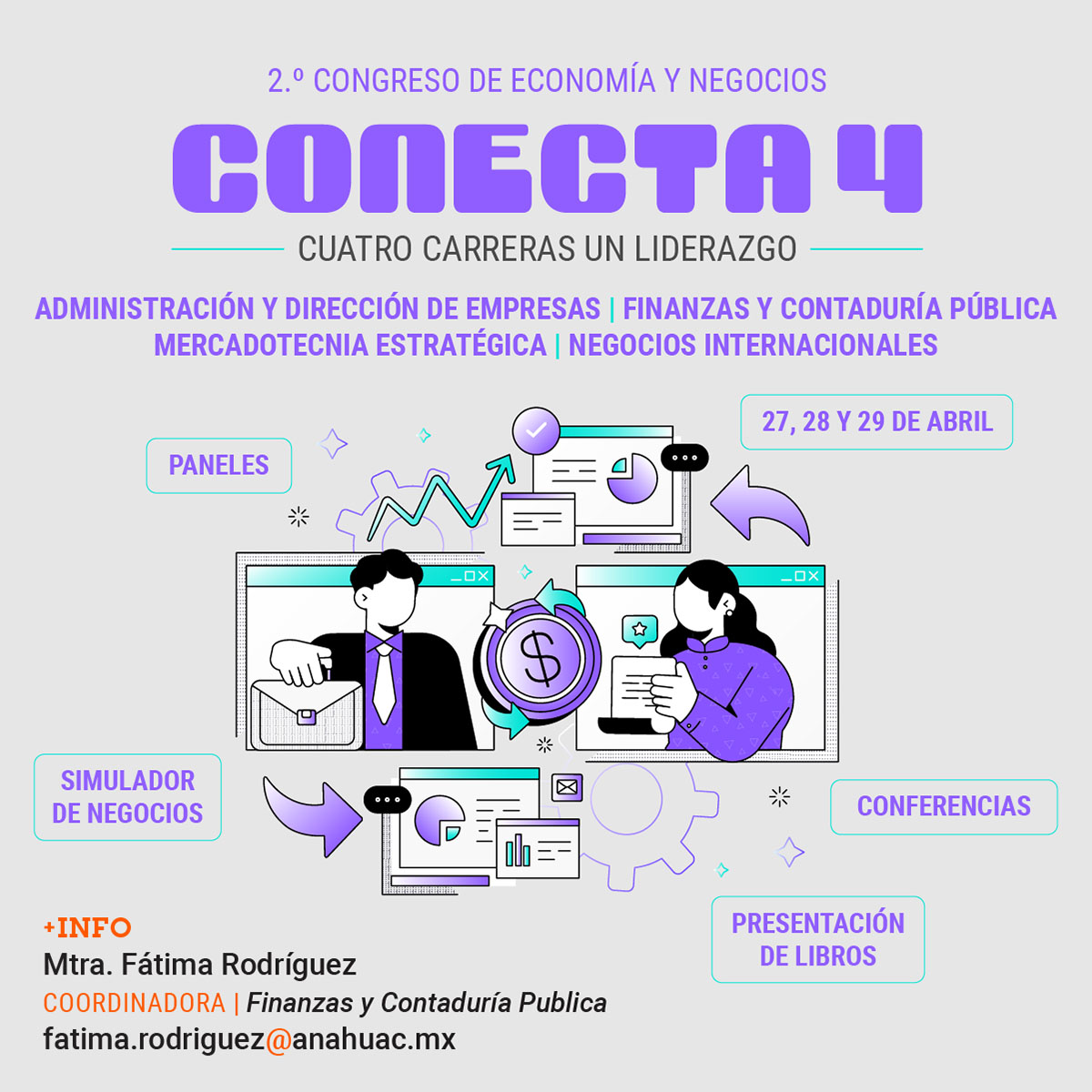 Conecta 4: Cuatro Carreras un Liderazgo