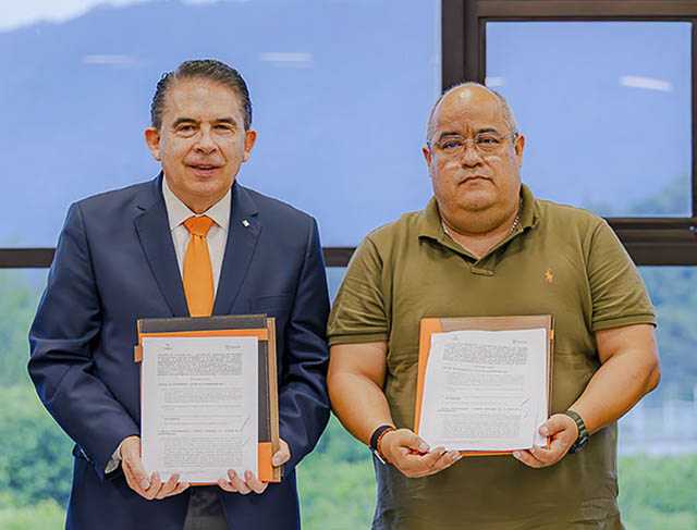 Firma de Convenio con el Ayuntamiento de Fortín