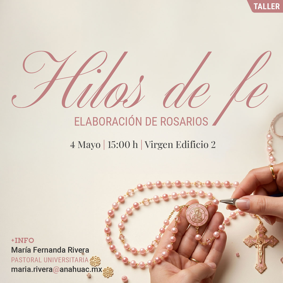 Hilos de Fe: Elaboración de Rosarios