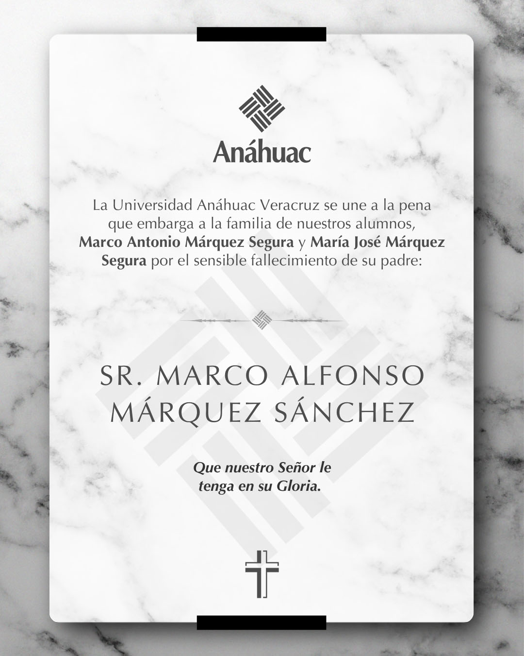 2 / 18 - Sr. Marco Alfonso Márquez Sánchez 2 / 18 - Sr. Marco Alfonso Márquez Sánchez