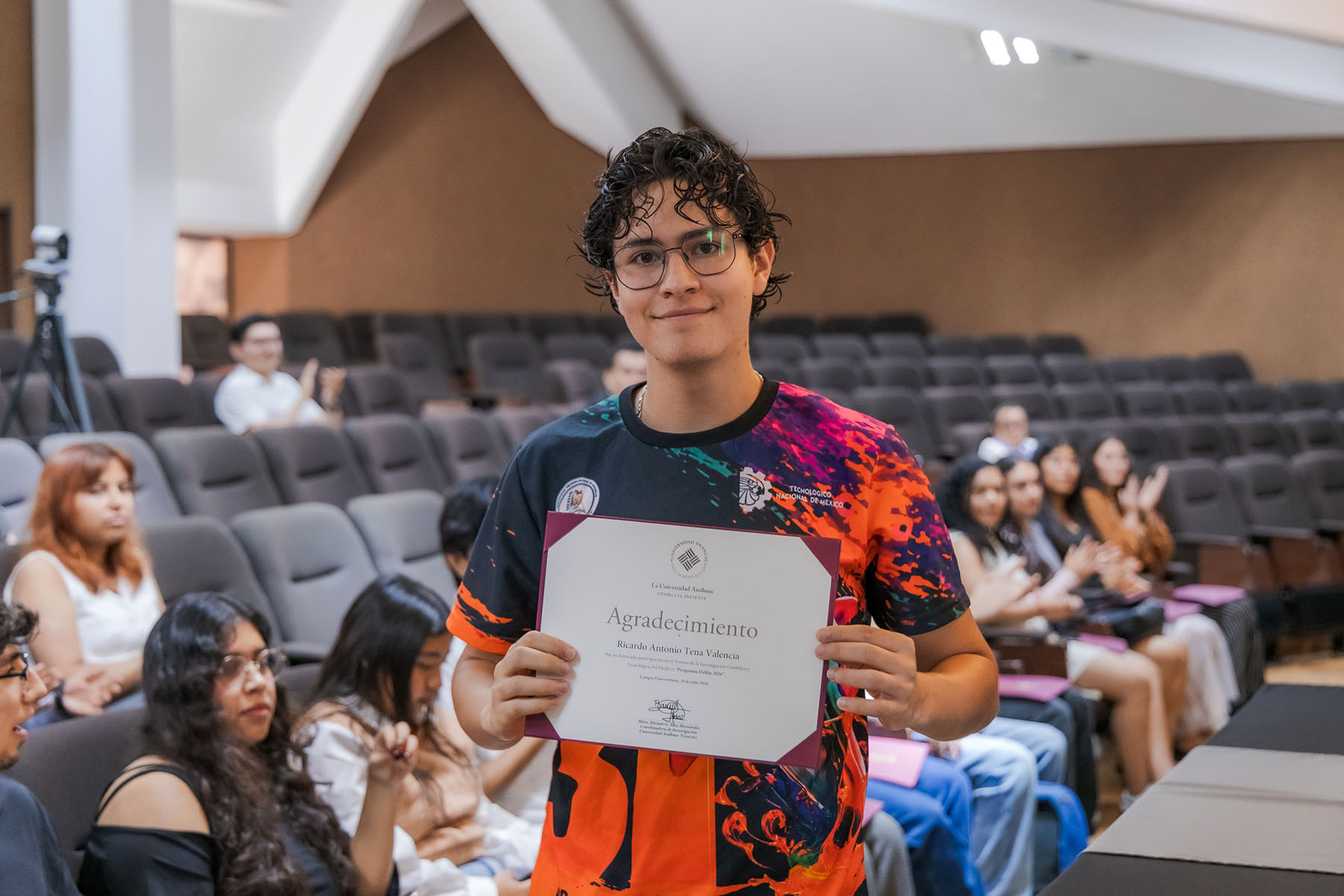 11 / 16 - Reconocimiento al Compromiso de Estudiantes Visitantes del Programa Delfín 2026 11 / 16 - Reconocimiento al Compromiso de Estudiantes Visitantes del Programa Delfín 2026