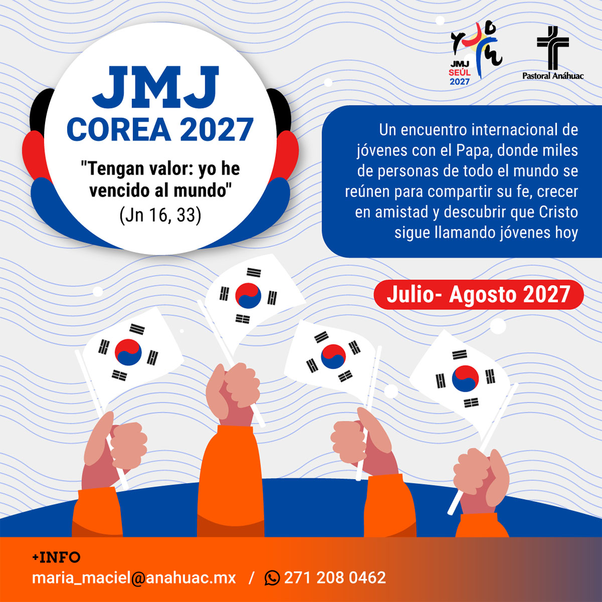 Cerrar vista en pantalla completa JMJ Corea 2027