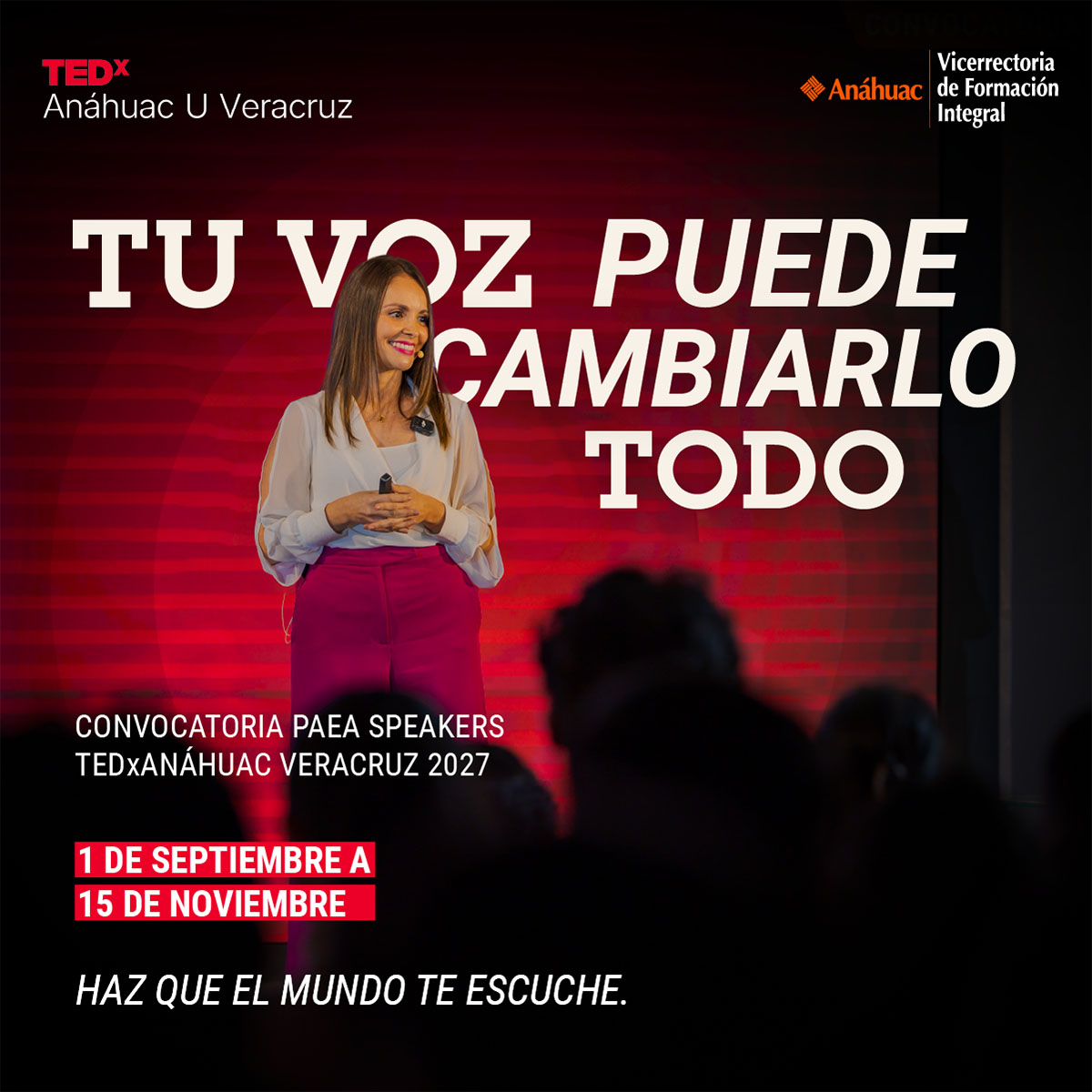 TEDx 2027: Tu Voz Puede Cambiarlo Todo