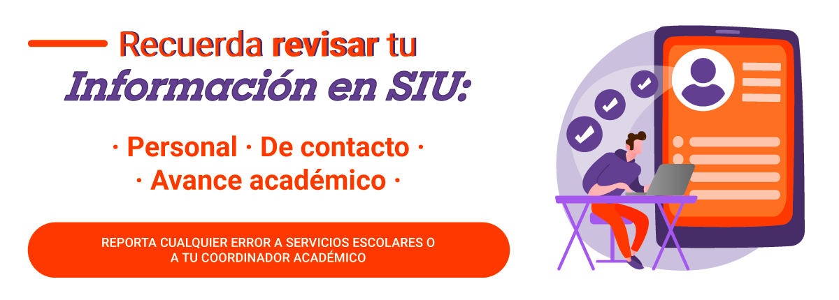 Revisa tu información en SIU